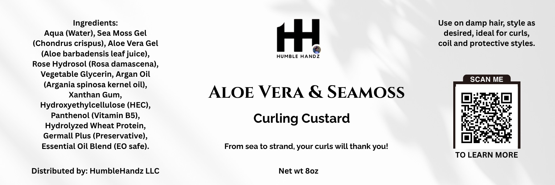 Aloe Vera & Seamoss Curling Custard (8oz) - Image 2