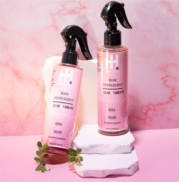 Rose & Peppermint Moisturizing  Hair Spray (8oz)
