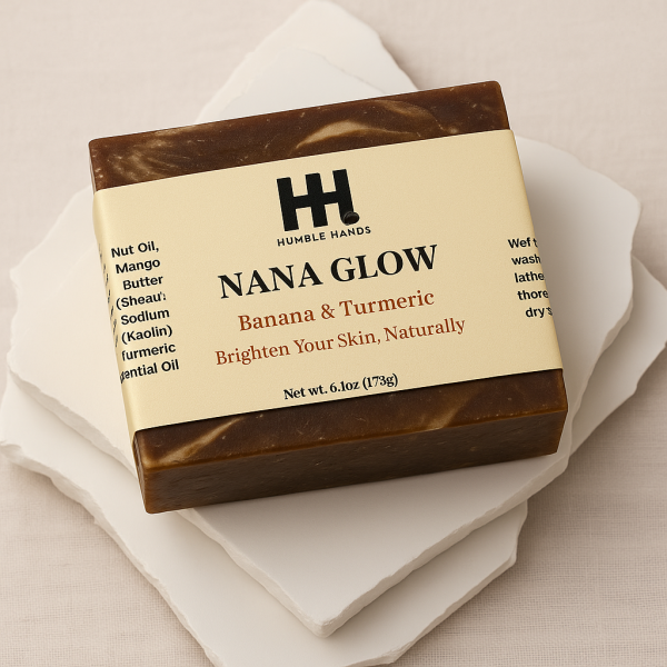 NANA GLOW - BANANA & TURMERIC SOAP BAR - Image 3